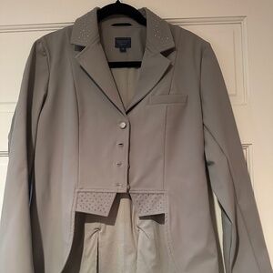 Ovation Gray with bling dressage show coat